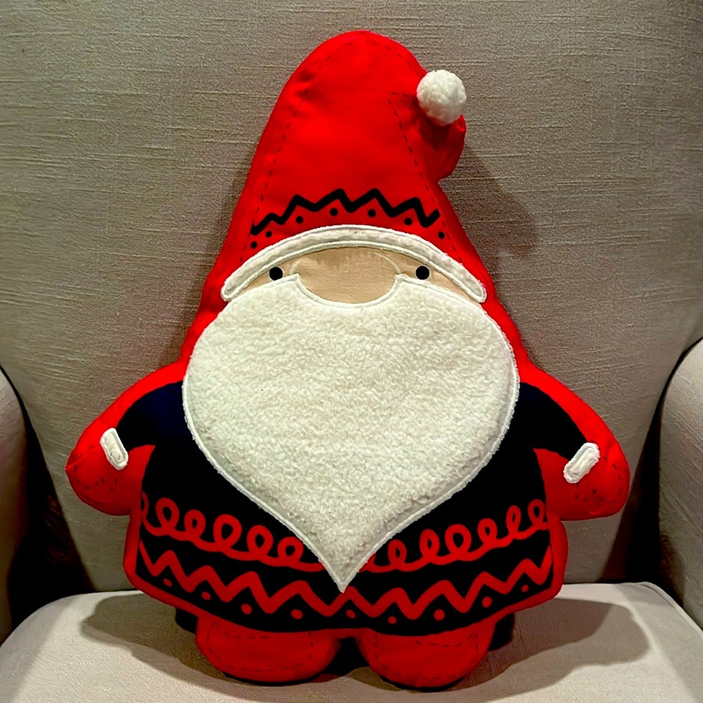 Gnome plush pillow